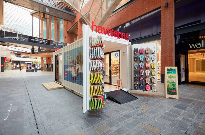 【 Havaianas】货柜人字拖主题快闪店案例