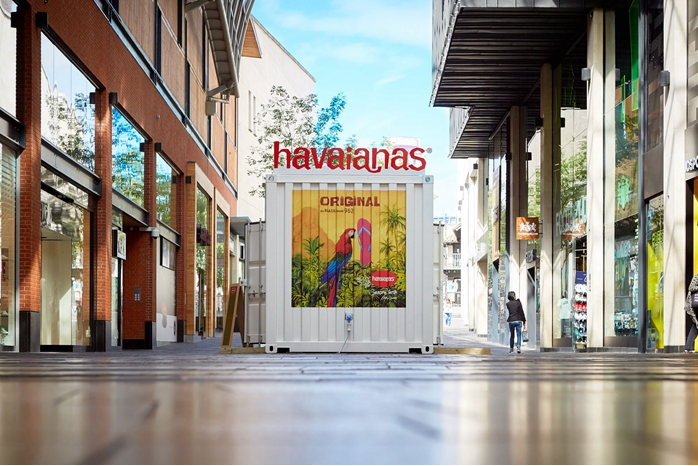 【 Havaianas】货柜人字拖主题快闪店案例